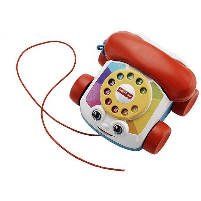 Fisher-Price Peutertelefoon - Met Trektrouw - Speelgoedtelefoon