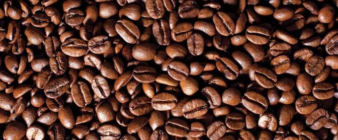 Fotobehang Coffee Beans  | PANORAMIC - 250cm x 104cm | 130g/m2 Vlies