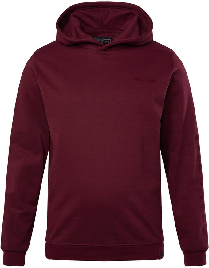 STHUGE - Heren - Hoodie capuchon - Wijnrood - Maat XL