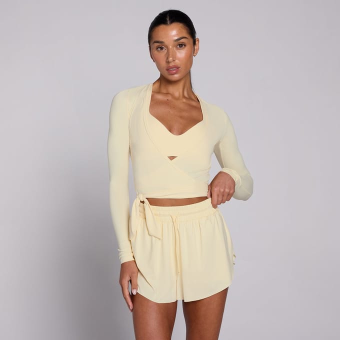 MP Dames Tempo Wrap Top - Butter - L