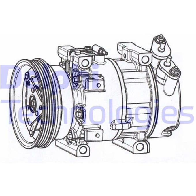 Compressor airconditioning DELPHI CS20533