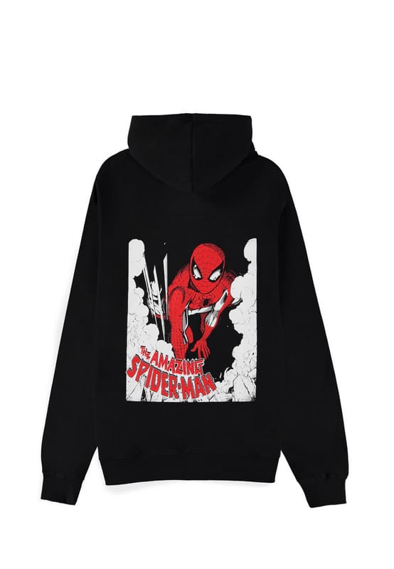 Marvel Vest met capuchon - Spider-Man - S tot XL - voor Mannen - zwart