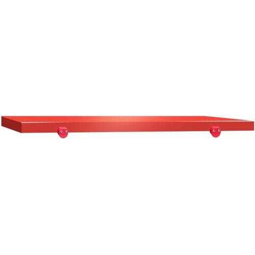 GGM Gastro Schneideplatte für Arbeitstisch - 1000x700mm - HACCP-Konform - Rot