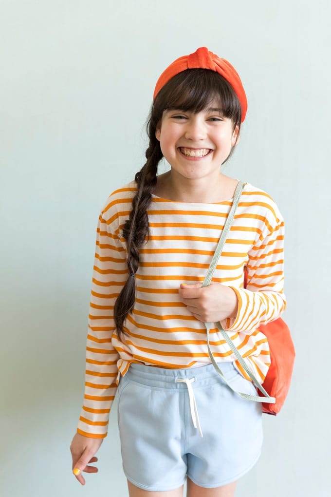 Sticky Lemon - drawstring bag teddy | powder blue