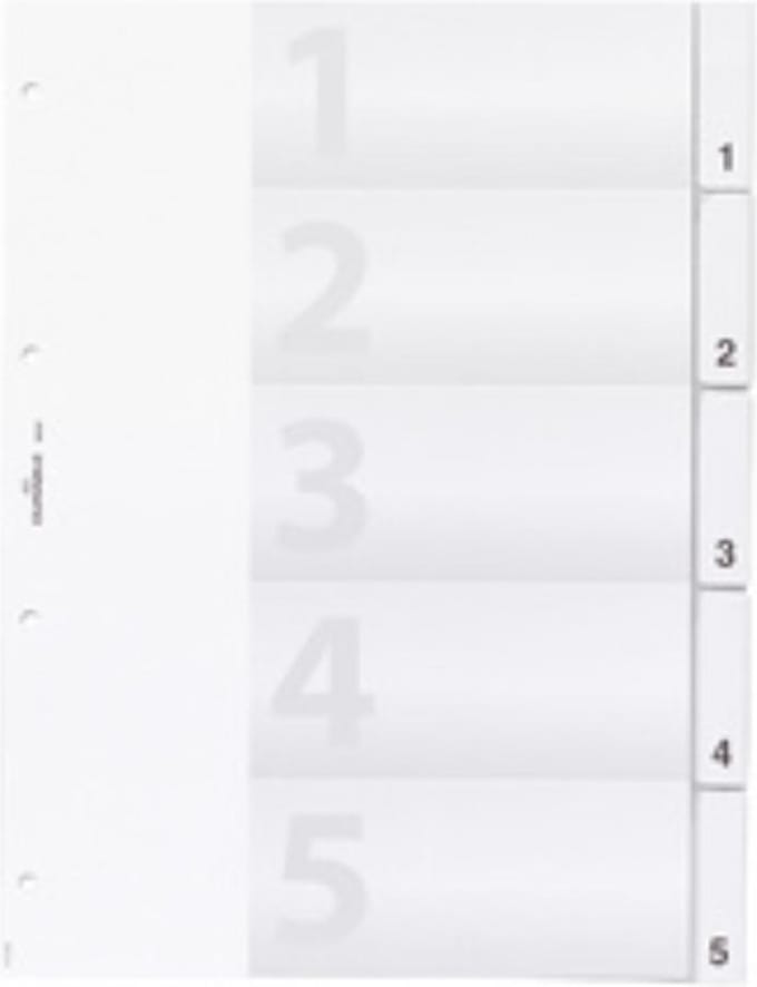 DURABLE Register 683319 245x297cm 20-delige harde folie tr