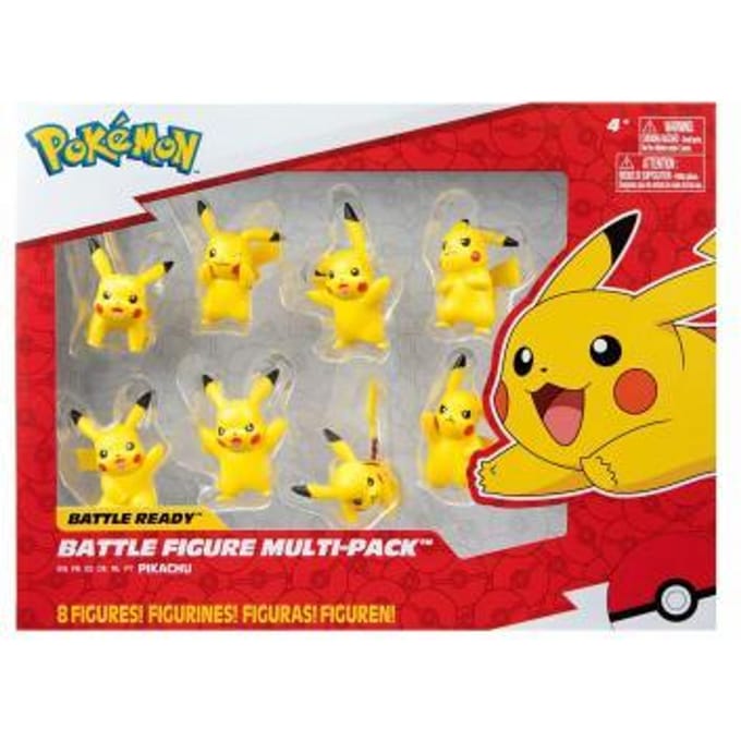 Pokemon Pikachu Battle Figuren multipack 8-pack Bekende knuffels Speelsets