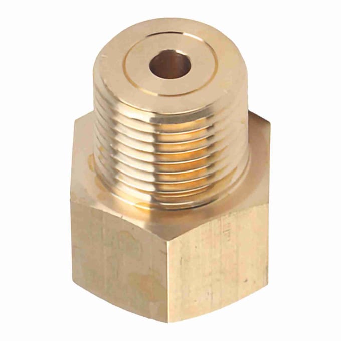 CO2 Cilindertank W21.8 CGA320 Adapter Converter voor Aquarium Type 1 beige