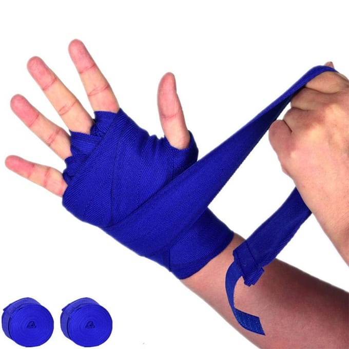 Boksband Professionele Competitie, Vechten Sanda 2.5m/5m Micro Elastisch Muay Thai Gevechtstraining, 1 paar handbeschermers 5m