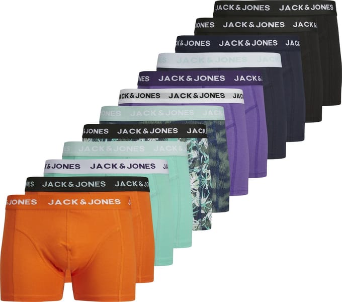 Jack & Jones Tasmania Trunk Boxershorts Heren (12-pack) - Maat M