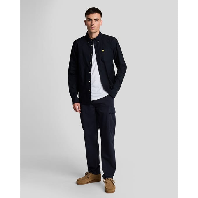 Lyle & Scott Cargo Pocket Broek - Marineblauw
