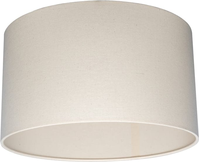 Uniqq Lampenkap linnen transparant 30 cm rond – 20 cm hoog