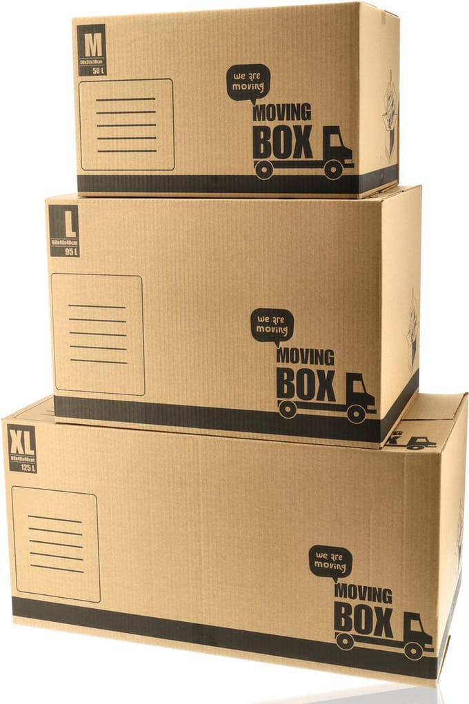 Verhuisdozen Set - 125L, 95L & 50L - Stevige & Professionele Verhuisdozen - Groot Formaat
