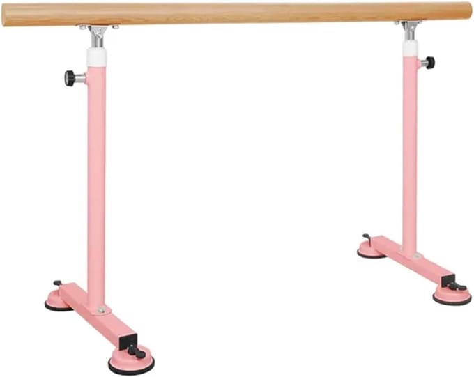 Ballet Barre - Dansstang Thuis - Dans Training - Stabiele Zuignappen - 1.5 Meter - Roze