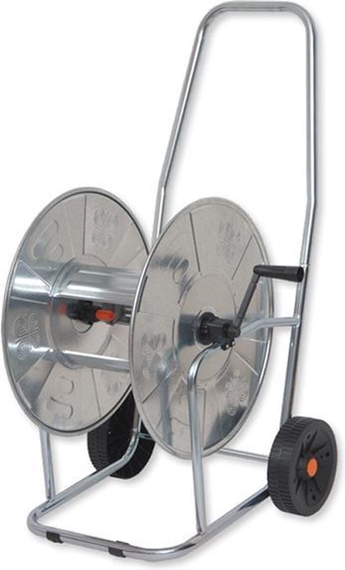 Agrati Solid Zincato Serie - Tuinslangwagen - Metaal - Staal - Ergonomische Greep