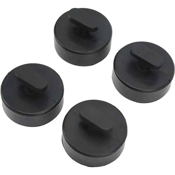 4 PIÈCES Patins de Support de Point de Levage Caoutchouc Plus Grand Frottement Statique Remplacement pour Corvette C5 C6 C7 black