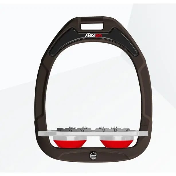 Ultra Grip Platte Klemmen Bruin/Grijs/Rood Flex-On Green Composite