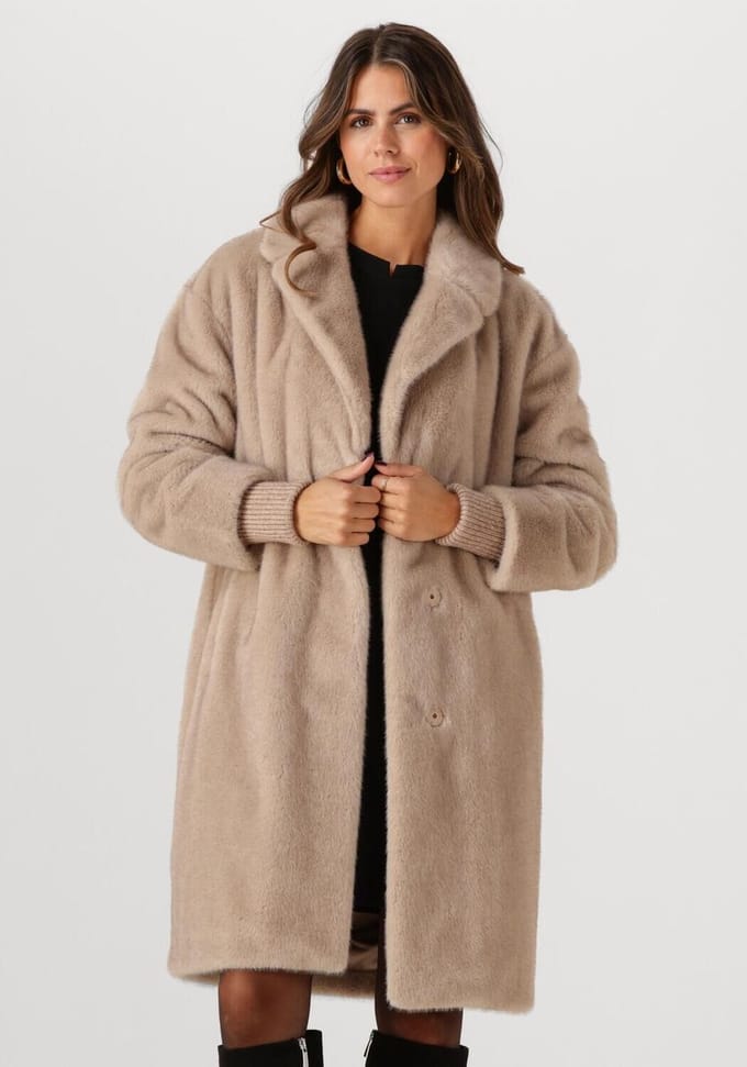 Beaumont Nilla Coat Jassen Dames - Winterjas - Beige - Maat 40
