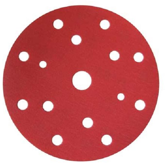 FINIXA Schuurschijven RED 150mm met 15 gaten - P220