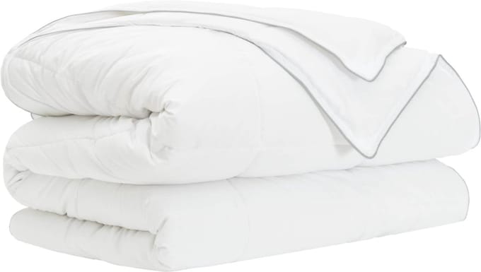 vidaXL - Volledig - Jaar - Dekbed - Wit - 200 - x - 200 - cm - Bamboevezel