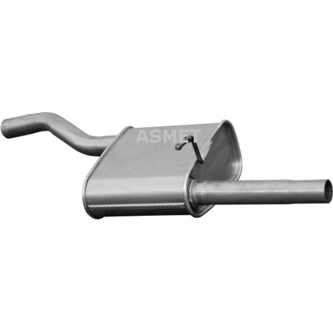 Geluiddemper achter ASMET 07.136
