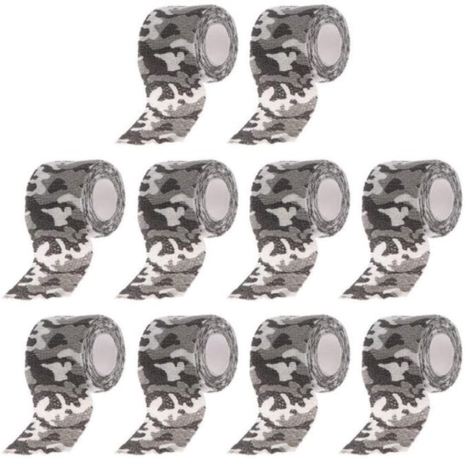Dailygoody - Camouflageverband - Zelfklevend - Elastisch - Zwart Wit