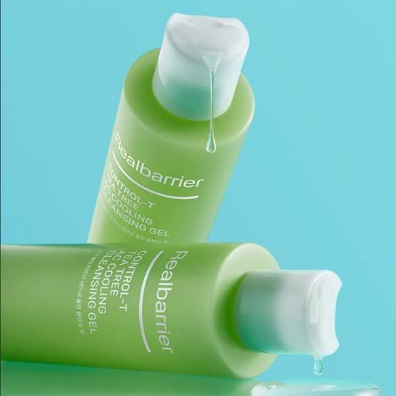 [Real Barrier] Control-T Tea Tree AC Cooling Cleansing Gel 200ml beige
