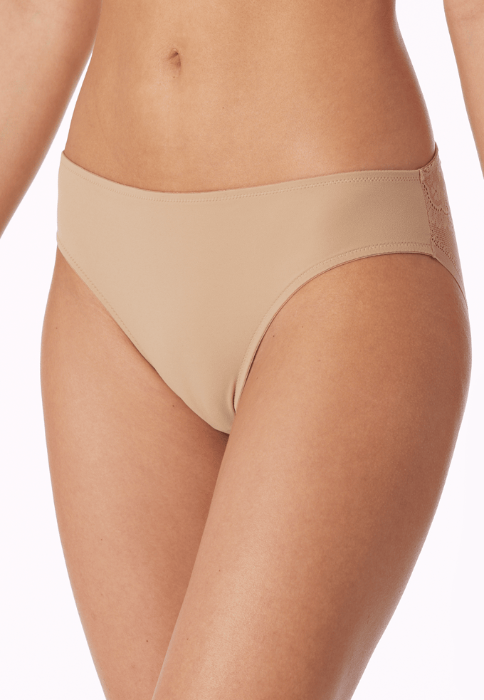 Slip van microvezelstof met kant, maple - Invisible Lace 38