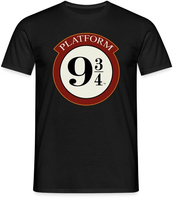 Harry Potter Platform 9 3/4 T-Shirt Heren