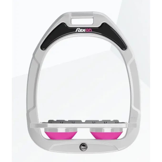 Plat Grip Witte/Grijze/Roze Beugels Flex-On Green Composite