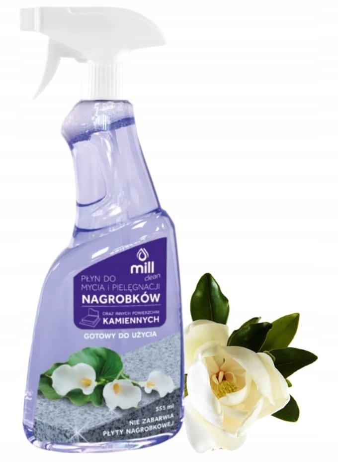 Mill Clean - Grafsteenreiniger Spray - Magnolia Geur - 590 ml