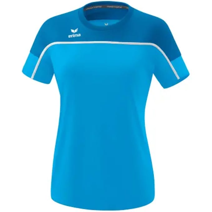 Erima Change T-Shirt Dames - Wit / Curaçao | Maat: 36