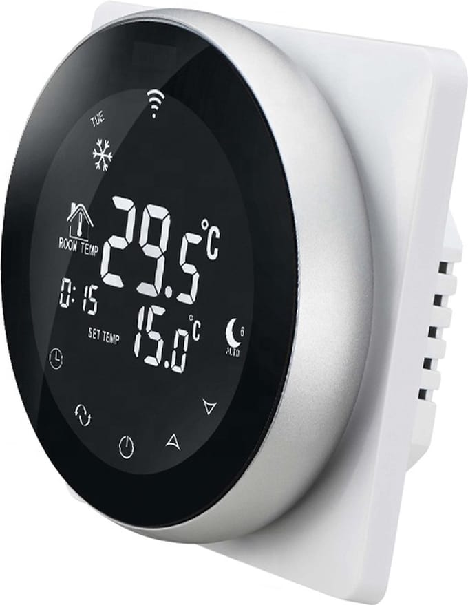 Durensa® WIFI Ronde Touch Screen Thermostaat INBOUW 230V