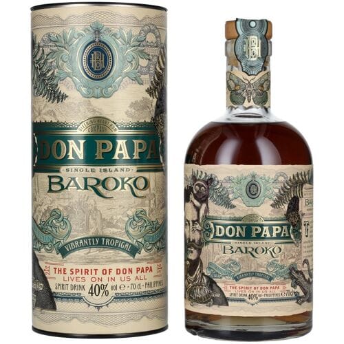 Don Papa BAROKO 40% Vol. 0,7l in geschenkverpakking