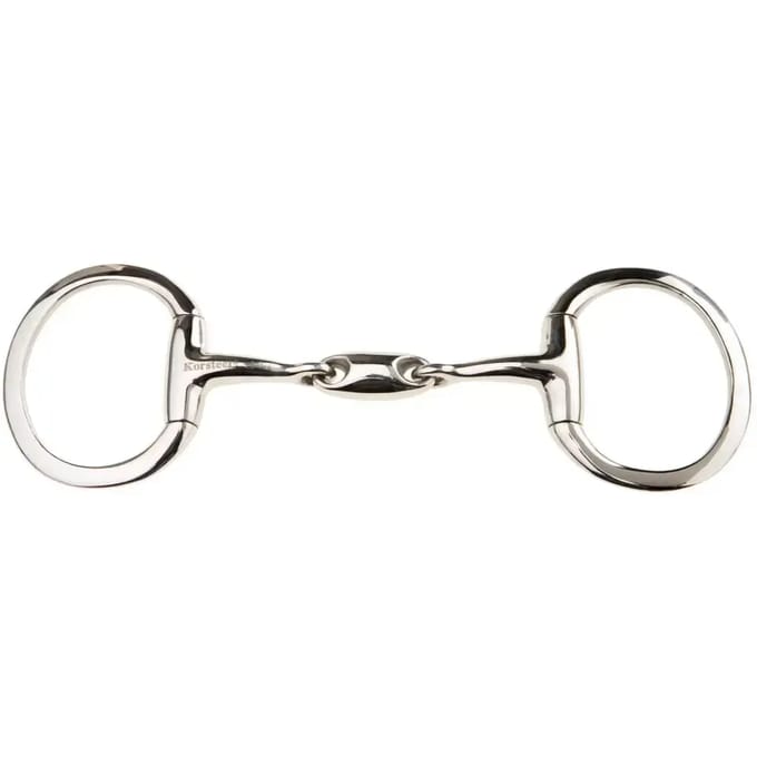 RVS ovale bit voor paard JP Korsteel