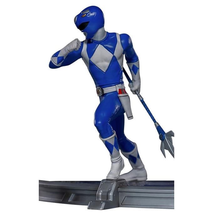 Iron Studios Blue Ranger BDS Mighty Morphin Power Rangers Art Scale 1/10 Collectible Statue (16cm)