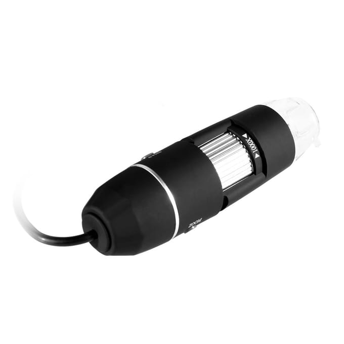Portable USB2.0 numérique 2 millions de Pixels pratique loupe Microscope caméra noir noir