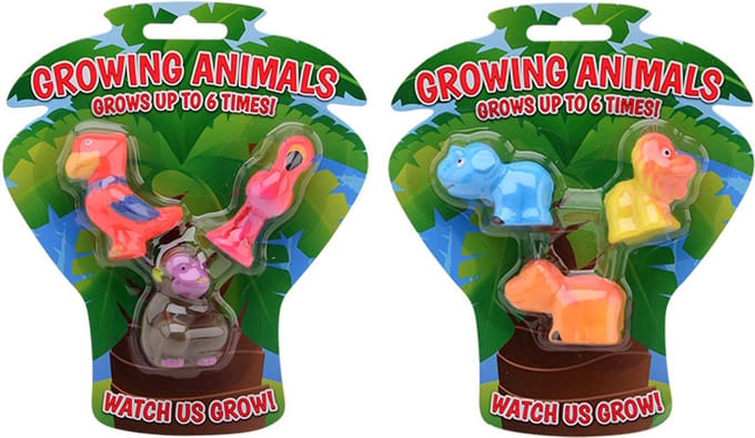 John Toy Groeiende dieren 3 stuks