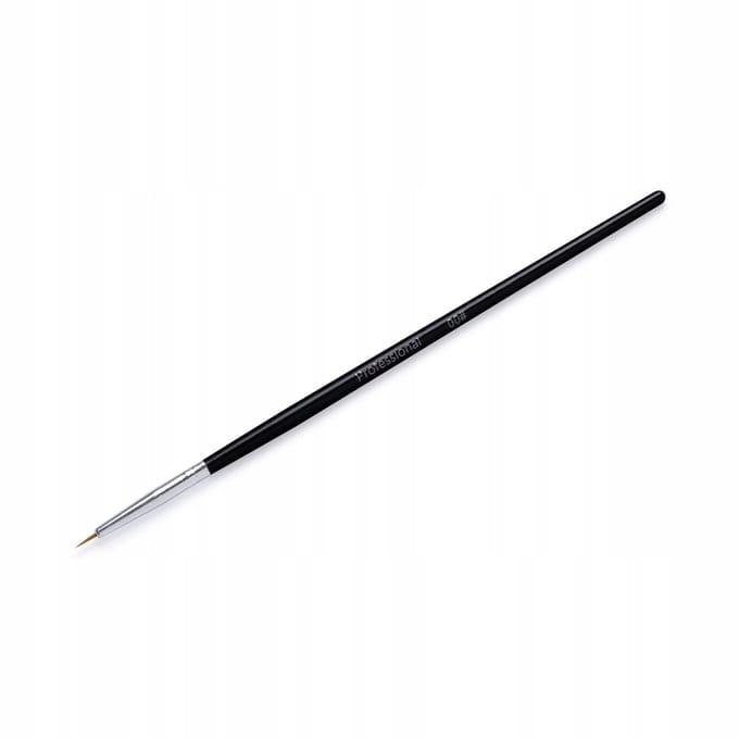 Professionele Nail Art Kwast 7mm - Zwart Houten Handvat