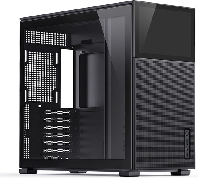 Jonsbo D41 mesh screen - black - Case - Miditower - Zwart