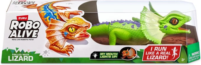 Zuru Robo Alive hagedis oranje - Met licht en geluid
