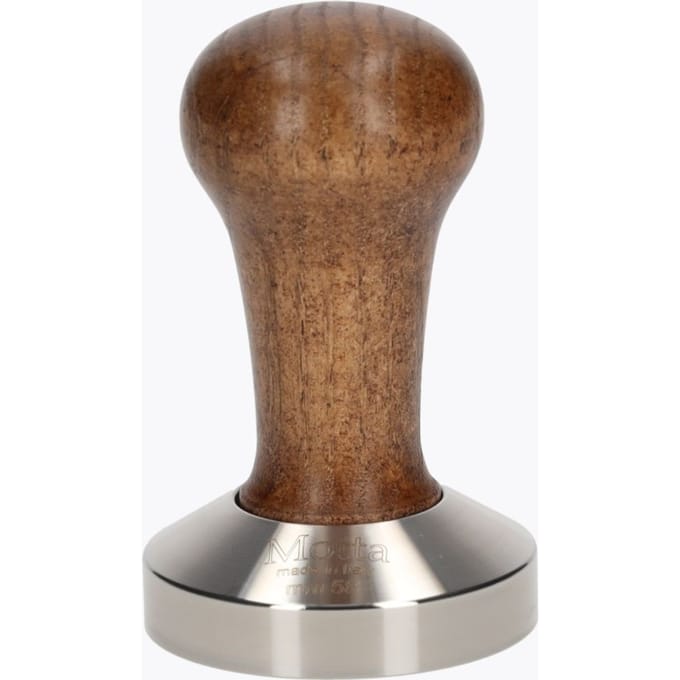 Motta Tamper Wave 58mm, houtbruin