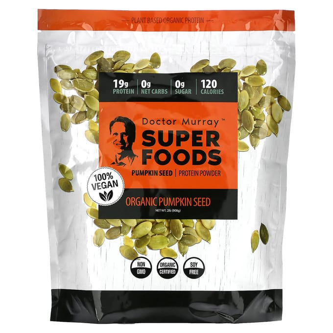 Dr. Murray's, Superfoods, Biologisch Pompoenpit Eiwitpoeder, 2 lb (908 g)