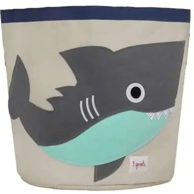 3 Sprouts - Storage Bin - Gray Shark /Furniture /Gray Shark