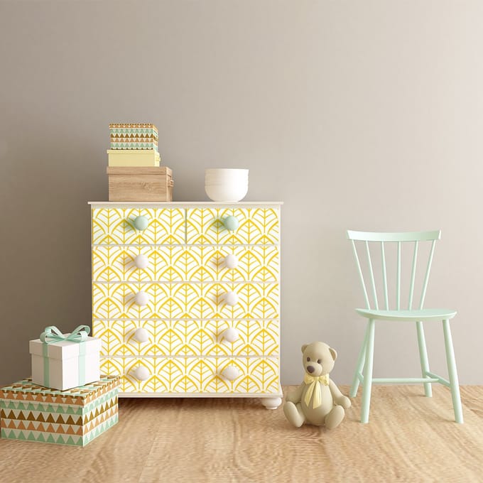 Scandinavische meubelsticker, Lovise-stijl, 40 x 60 cm
