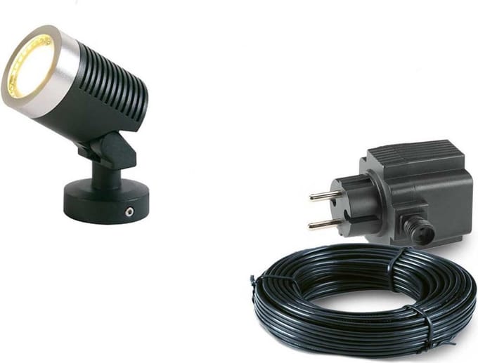 1x LED grond spot - 12V - 5 watt - complete set