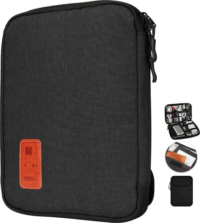 Travel Kabel Organizer Tas - Elektronica & Accessoires Reisetui - Kabeltas - Compacte Kabeltas - LOUZIR