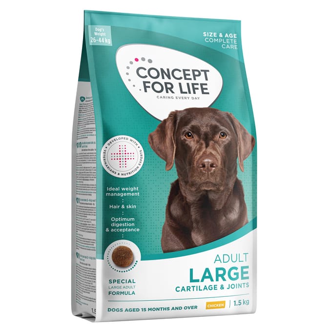 Concept voor leven groot volwassene - Nieuw Receptuur: Voordeelpakket: 4 x 1,5 kg