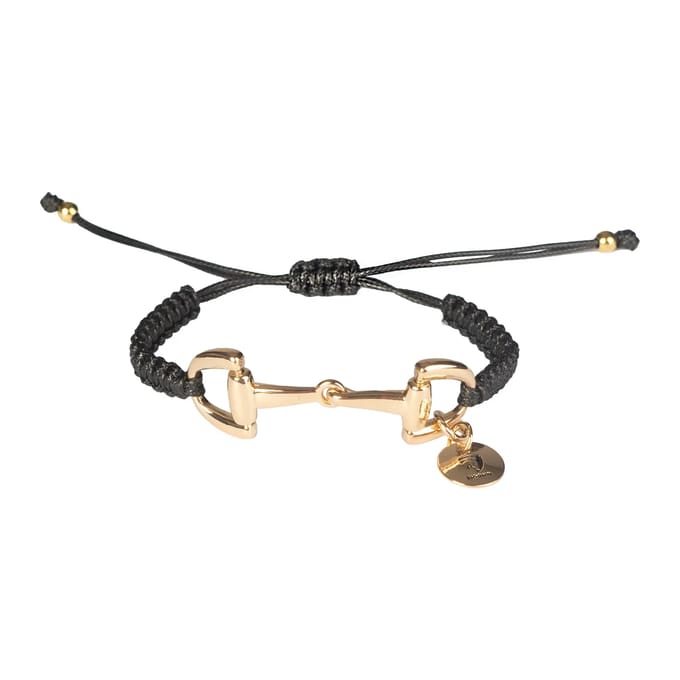 Gevlochten armband met bitversiering HORKA