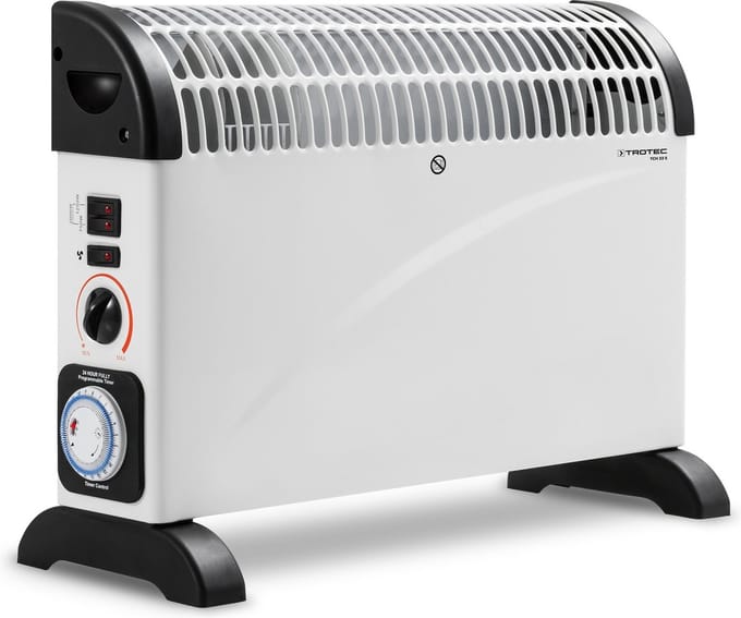 TROTEC Elektrische kachel - Convector - TCH 22 E - bijverwarming - 3 standen - timer - vorstbewaking