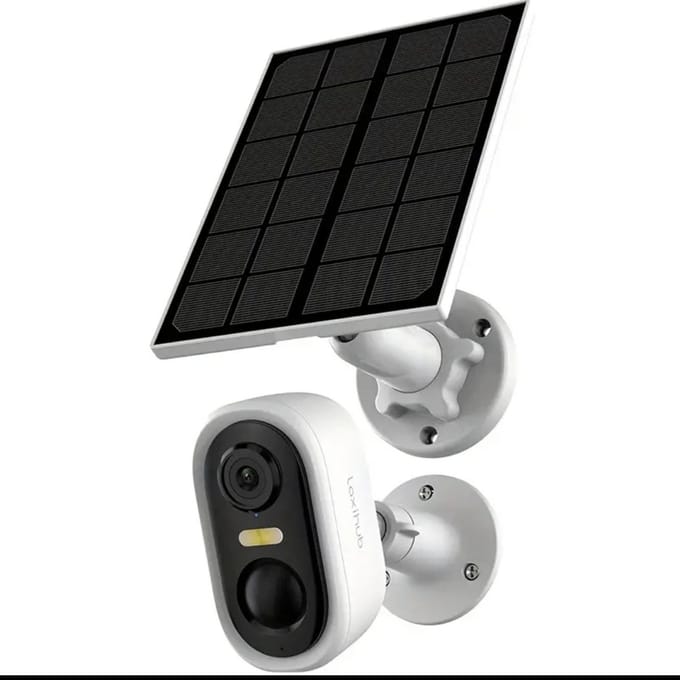 5MP Tuya Smart PTZ Wireless Outdoor Security Camera – WiFi CCTV with Night Vision, Two-Way Audio, and Solar Panel